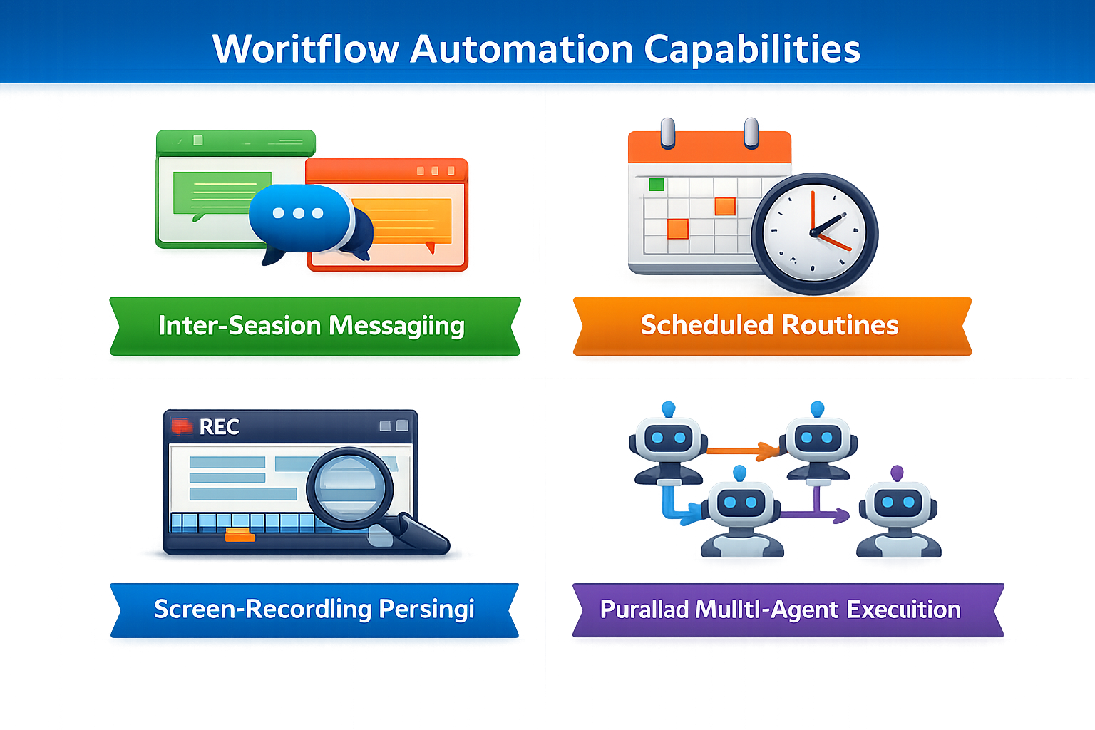 Writflow Automation Capabilities: Inter-Season Messaging, Scheduled Routines, Screen-Recording, Multi-Agent Execution
